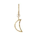STINE A Jewelry Bella Moon Ohrring Single Silber Vergoldet 1282-02-S