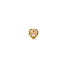 STINE A Jewelry Petit J'adore Ohrring Single Silber Vergoldet 1405-02-S
