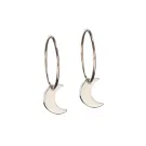 Blomdahl Pendant Moon Ohrringe Titan 15-1252-7500