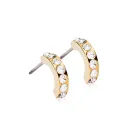 Blomdahl Brilliance Curved Ohrringe Titan 15-13146-01