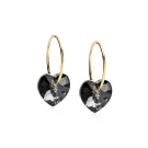 Blomdahl Heart Ohrringe Titan 15-1355-12