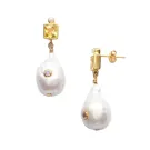 ANNI LU Baroque Bling Ohrringe Vergolded Messing 180-02-38