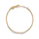 ANNI LU Slim Pearly Armband Vergolded Messing 252-10-04
