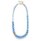 ANNI LU Float Lace Agate Halskette Vergolded Messing 252-20-38