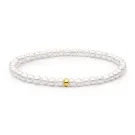 Gaura Natural Pearls Pearl Armband Silber Vergoldet 252-29B