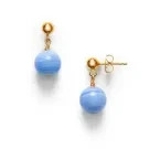 ANNI LU Float Lace Agate Ohrringe Vergolded Messing 252-30-50