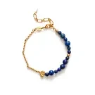 ANNI LU Deep Blue Armband Vergolded Messing 261-10-11