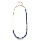 ANNI LU Deep Blue Halskette Vergolded Messing 261-20-40