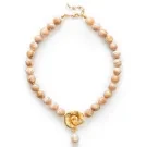 ANNI LU Jetset Gems Halskette Vergolded Messing 261-20-45