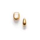 ANNI LU Golden Curve Ohrringe Vergolded Messing 261-30-66