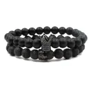 Auxere Double Crown Armband Stein KXD0144