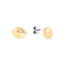 Calvin Klein MOLTEN PEBBLE Ohrringe Edelstahl Vergoldet 35000117