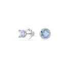 Swarovski Matrix Stud Ohrringe Metall versilbert 5723561
