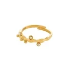 Pilgrim LULU magisk stack Ring Vergolded Messing 632532064