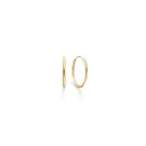 Mads Z Creole 10 mm Ohrringe Gold 8310526