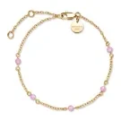 Rosefield 5 Stone Bracelet Armband Edelstahl Vergoldet JBPSG-J813