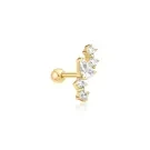 Ania Haie Constellastion Barbell Ohrring Single Silber E070-10G
