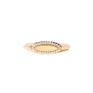 PDPAOLA Lace Stamp Ring Silber Vergoldet AN01-629