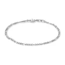 IX Studios Figaro Armband Silber DMVFG060RH