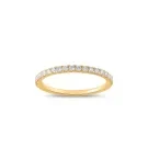 Alier Studio Astra Diamond Half Eternity Ring Gold 0,32 ct. AS001