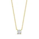 Alier Studio Aura Diamond Solitaire Halskette Gold 0,25 ct. AS005