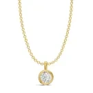 Alier Studio Elise Diamond Solitaire Halskette Gold 0,25 ct. AS007