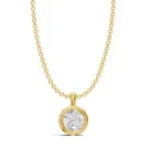 Alier Studio Elise Solitaire Halskette Gold 0,50 ct. AS008