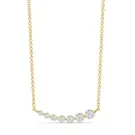Alier Studio Ava Diamond Cluster Halskette Gold 0,33 ct. AS010