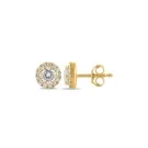 Alier Studio Sol Diamond Studs Ohrringe Gold 1,04 ct. AS017