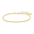 Ania Haie Beaded Armband Silber Vergoldet B063-03G