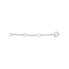 Enamel Extender Chain Halskette Silber B69S