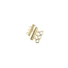Blanca Spacer Halskette 18 kt. Edelstahl Vergoldet KXD0940