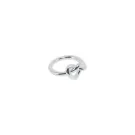 Jane Kønig Big Tied Heart Ring Ring Silber BTHR-AW25-S