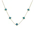 SKØR Clove Blue Halskette Rostfreier Stahl SK0023