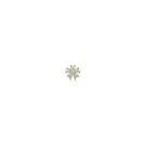 Ania Haie Sparkle Flower Barbell Ohrring Single Silber Vergoldet E035-10G