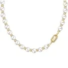 Karl Lagerfeld Pearl Halskette Rostfreier Stahl KLAYR01