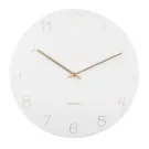 Karlsson Charm Engraved Numbers Wall Clock Wanduhr KA5762WH