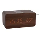 Karlsson Alarm clock Block w. phone charger Wecker KA5933DW