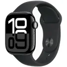 Apple Watch Series 10 GPS 42mm Jet Black Aluminium Sport Band S/M MWWE3