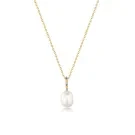 Ania Haie Modern Muse Halskette Silber Vergoldet N054-01G