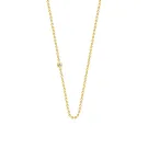 Julie Sandlau Anchor Chain Halskette Silber Vergoldet NL549-45