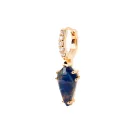 PDPAOLA Naoki Sodalite Ohrring Single Silber Vergoldet PG01-693-U