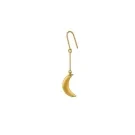 Jane Kønig Small Half Moon NO. 2 Ohrring Single Edelstahl Vergoldet SHME-AW26-SS-G