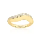 Sif Jakobs GLORENZA Ring Silber Vergoldet SJ-R2483-CZ-YG