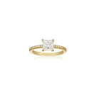 Sif Jakobs Ellera Quadrato Ring Silber Vergoldet SJ-R42280-CZ-YG