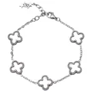 SKØR Clove White Armband Rostfreier Stahl SK0035