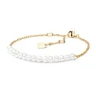 Gaura Natural Pearls Pearl Armband Silber Vergoldet SK19221GYB