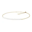 Gaura Natural Pearls Pearl Halskette Silber Vergoldet SK19221GYN