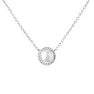 Gaura Natural Pearls Pearl Halskette Silber SK21247N