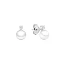 Gaura Natural Pearls Pearl Ohrringe Silber SK24469E